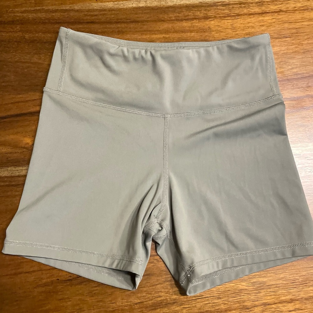 Super cozy high waisted biker shorts